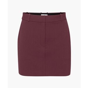 Babaton Chisel Skirt in Rich Maroon